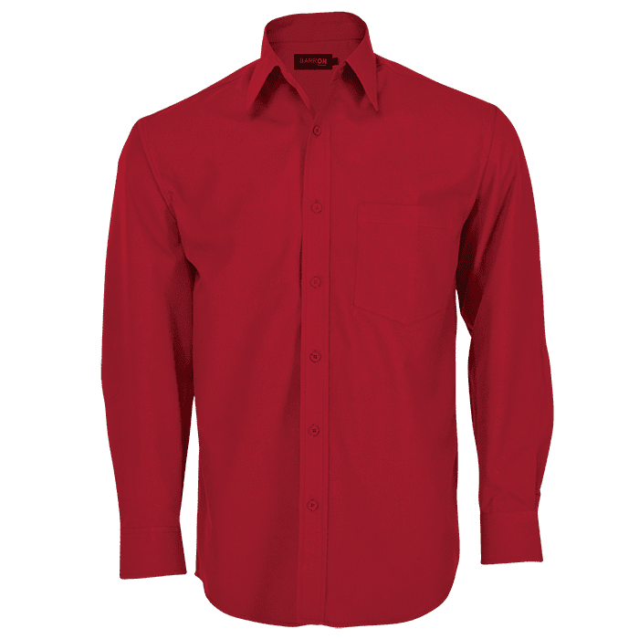 Mens Brushed Lounge Shirt Long Sleeve - Image 2
