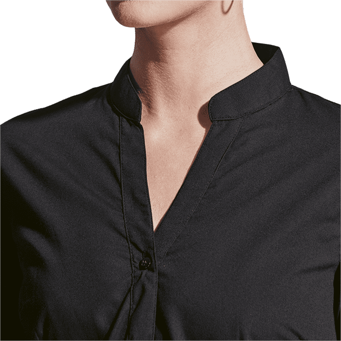 Barista Ladies Blouse Long Sleeve - Image 2