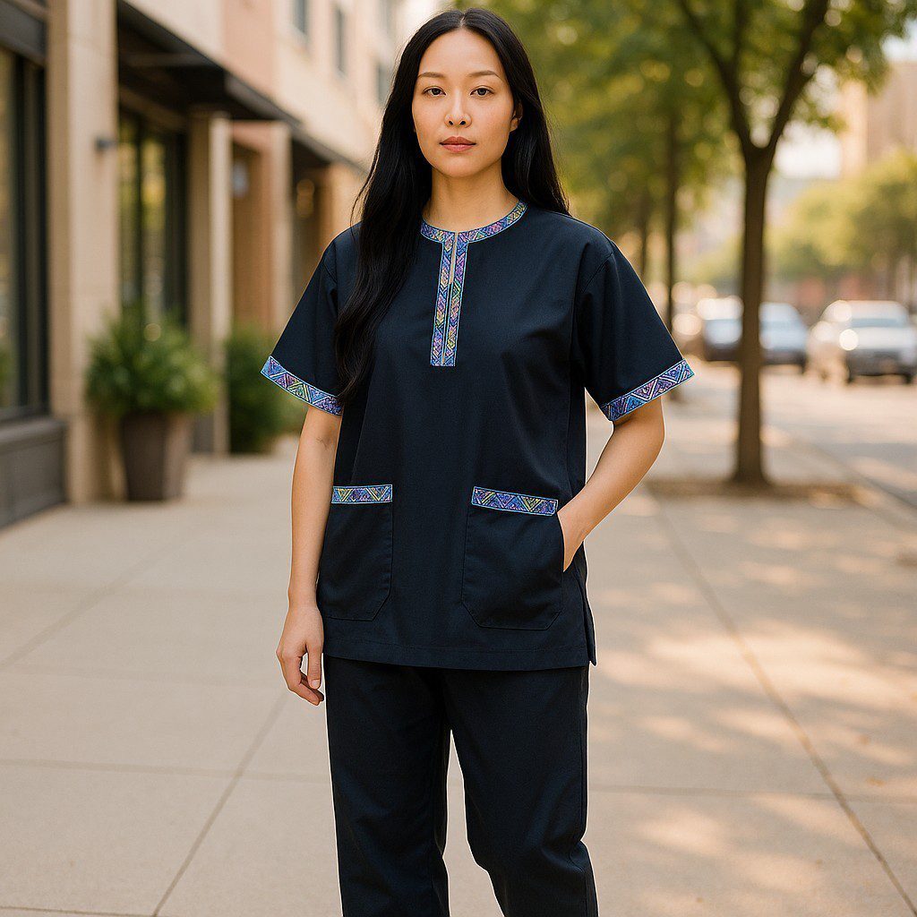 3pc Printed Housekeeping Suit - Image 3