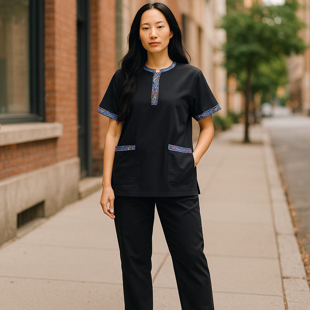 3pc Printed Housekeeping Suit - Image 4
