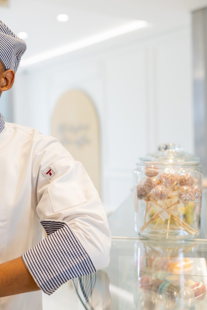 Tomahawk Blue Check Chef Jacket