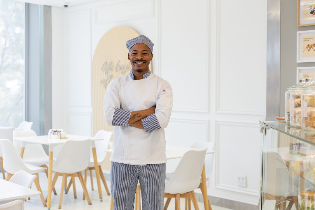 Tomahawk Blue Check Chef Jacket