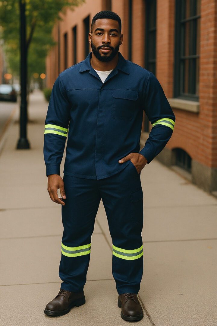 Overalls 2PC Polycotton Standard Conti Reflector - Image 3