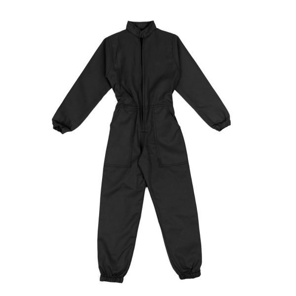 Kids Basic Black Overall