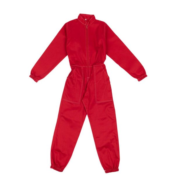 Kids Basic Red Overall