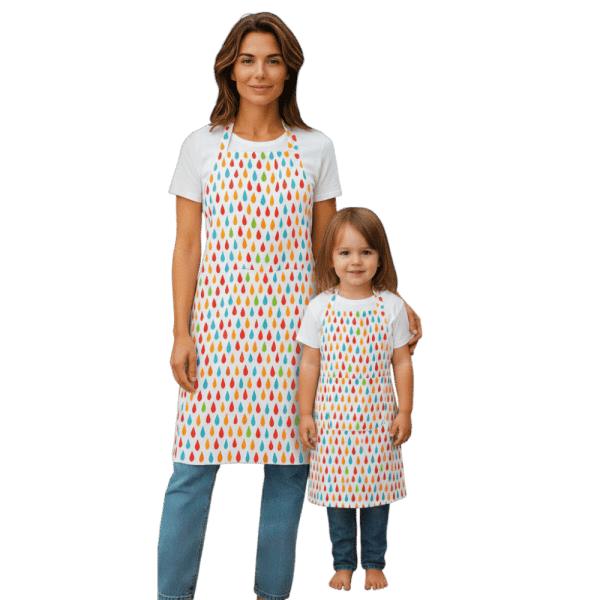 Raindrops Apron – Mum and Kids