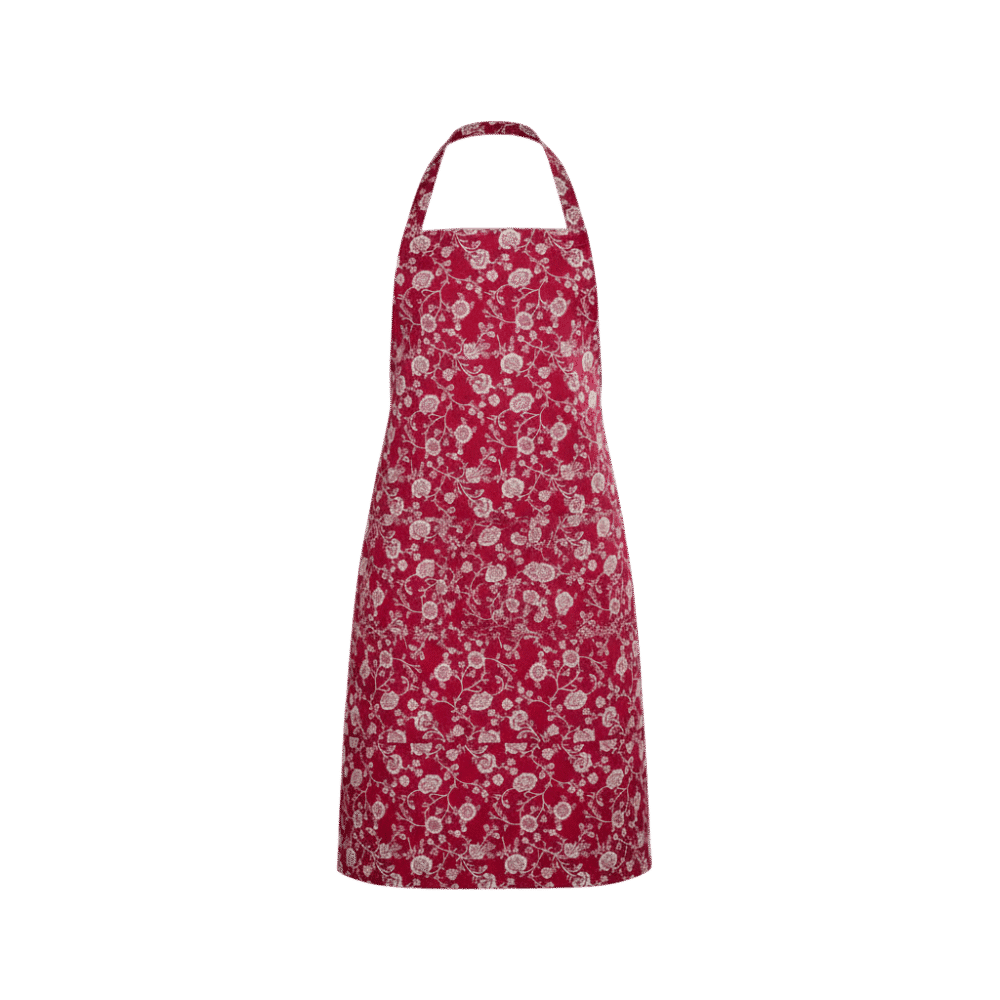 Red Floral Apron - Image 2